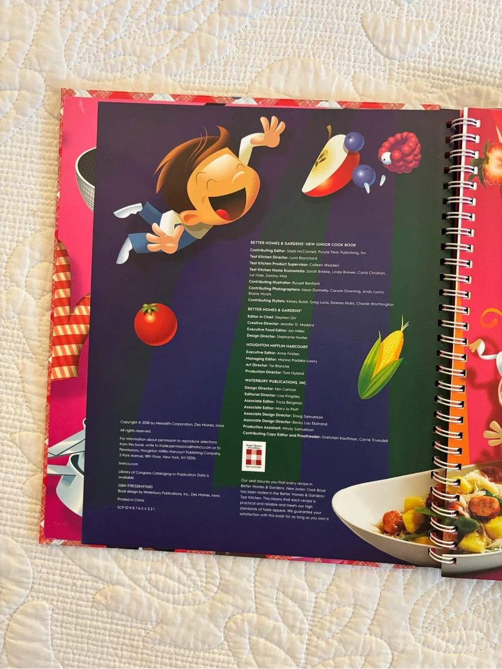 Better Homes And Gardens Junior Cook Book - Red, Yellow, Blue, Green